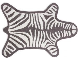 Zebra Vändbar badrumsmatta | Grey mottled