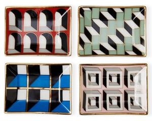 Arcade Petite Trays | fat med gulddetaljer