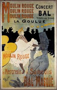 Bildreproduktion Poster for the red mill, Toulouse-Lautrec, Henri de