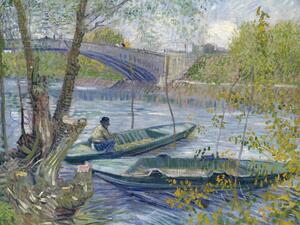 Bildreproduktion Fishing in Spring, Vincent van Gogh