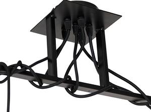 Stor taklampa 'Facile' Moderna svart/metall - Passande för LED / Inomhus
