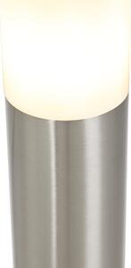 Modern utomhuslampstolpe stål 45 cm IP44 - Rox