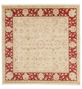 Farahan Ziegler Matta - Beige / Röd 250x250