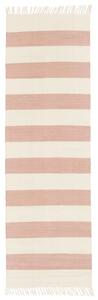 Bomull stripe Matta - Rosa 80x250