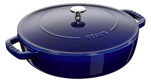 Staub Braisers 28 cm, Traktörpanna Chistera, Mörkblå