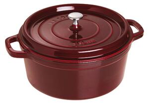 Staub La Cocotte Gryta 28 cm / 6,75 l, Grenadin-Röd, Gjutjärn