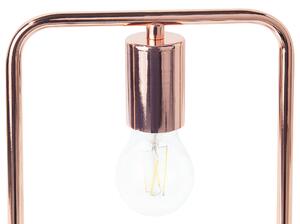 Bordslampa i Koppar Mässing Modern Design Betong Lampfot Beliani