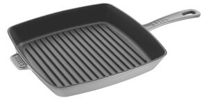 Staub Grill Pans American 30 cm, Gjutjärn, Grafitgrå