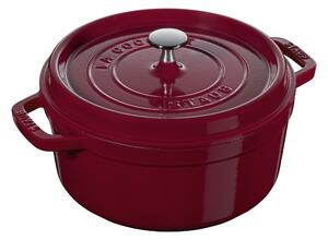 Staub La Cocotte Gryta 24 cm / 3,7 l, Rund, Bordeaux, Gjutjärn