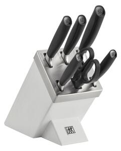 ZWILLING All * Star 7-st, Självslipande knivblock, Svart, Vit