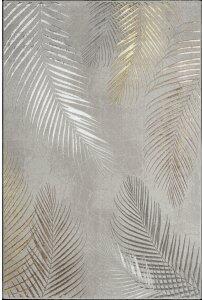 Creation Leaf maskinvävd matta Silver - 160 x 230 cm