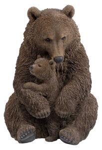 KARE DESIGN Cuddle Bear Family Figur - Brun Polyresin
