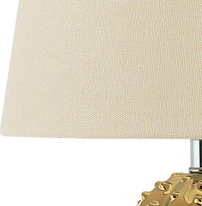 Bordslampa med Unik Lampfot Dekorativ Beliani