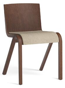 Audo Copenhagen - Ready Dining Chair Seat Uph. Red Stained Oak, Fabric Cat. 0 Bouclé 02 - Matstolar - Matias Møllenbach,Nick Rasmussen