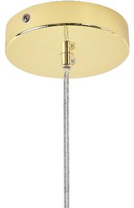 Hängande Lampa 18 Ljus Guld Metall Sputnik Glam Beliani