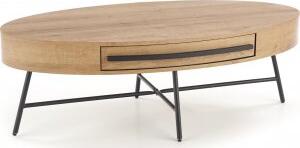 Carolina soffbord 120 x 60 cm - Ek/svart - Soffbord i trä, Soffbord, Bord