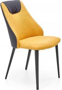 4 st Cadeira matstol 470 - Gul/mörkgrå - Klädda & stoppade stolar, Matstolar & Köksstolar, Stolar