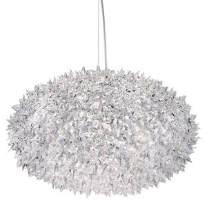 Kartell Bloom Pendel Rund Medium Klar/Chrystal