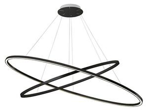 Nemo Lighting Ellisse Double Pendel Svart 2700K 135X70
