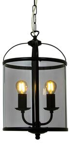 Aneta Lighting Budgie taklampa 2-l 23cm liten svart-rökfärgad