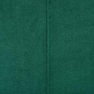Vänstervänd Hörnsoffa Grön Sammetsklädsel L-formad Beliani