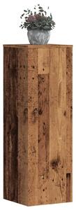 Växtställ 2 st åldrat trä 33x33x100 cm konstruerat trä