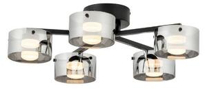 Takbelysning Eglo Copillos Svart/Transparent med 5 Lampor -
