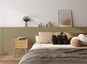 Trälamell Akustikpaneler | 1200x600x18mm | Vit Ek | 2-pack