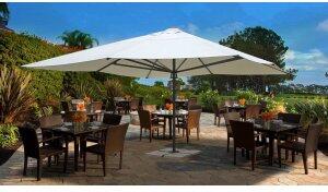Sunrise Parasoll Premium - 5 x 5 m