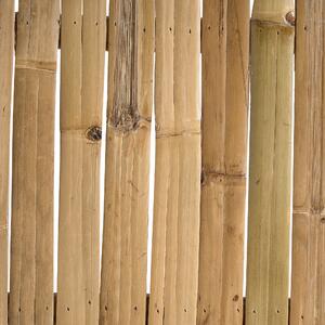 Soffbord Ljus bambu Trä Massiv 80 x 45 cm Rektangulär Inomhus- och utomhusmöbler Rustik design Beliani