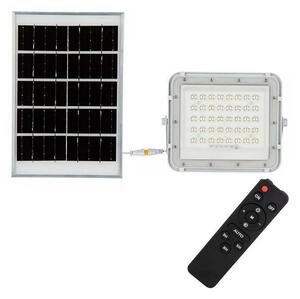LED Solcellstrålkastare utomhus LED/10W/3,2V IP65 6400K vit + +Fjärrkontrol