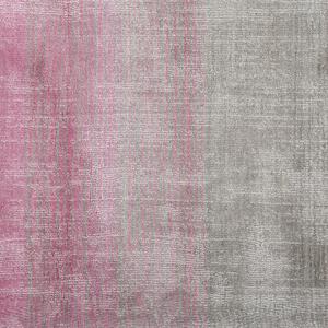 Matta Grå med Rosa 200 x 200 cm Ombre Effekt Viskos Modern Vardagsrum Beliani
