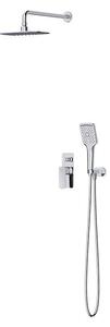 Cersanit S952-029 - Duschset med dold kran LARGA skinande krom