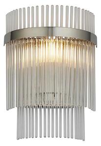 Endon 104114 - Vägglampa MARIETTA 1xE14/6W/230V skinande krom/genomskinlig