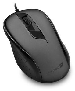 CONNECT IT CMO-1200-GY - Vägghängd toalett 1000 DPI svart/grå