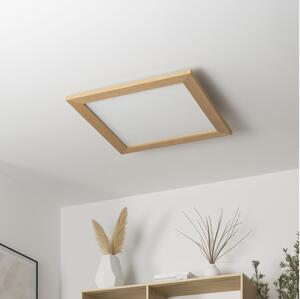 Brilagi - LED taklampa SLIMFRAME WOOD LED/36W/230V 49,5x49,5 cm brun