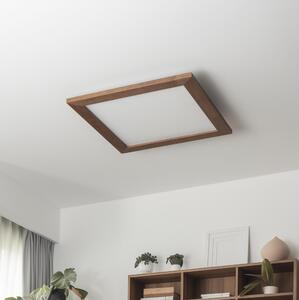 Brilagi -LED taklampa SLIMFRAME WOOD LED/36W/230V 49,5x49,5 cm mörkbrun