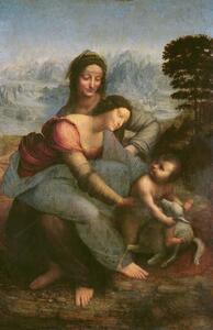 Bildreproduktion Virgin and Child with St. Anne, c.1510, Leonardo da Vinci