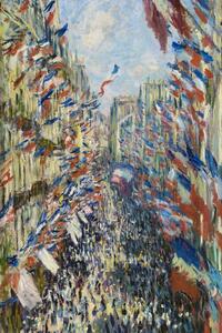 Bildreproduktion The Rue Saint-Denis, Celebration of June 30, 1878, Claude Monet