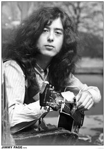 Poster, Affisch Led Zeppelin / Jimmy Page - Guitar 1970