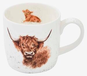 Royal Worcester - Mugg Wrendale Designs Highland Coo 31 cl - Flerfärgad - Koppar & muggar - Från Homeroom