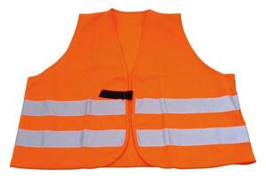 Vest with reflective strips orange size UNI