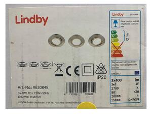 Lindby - SET 3x LED taklampa ANDREJ LED/4W/230V
