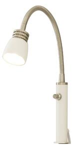 Aneta Lighting Eketorp sänglampa för gavel vit-stål med dimmer