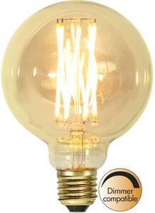 Star Trading Globlampa Led Vintage Gold 95Mm 3,7W E27 Dimbar