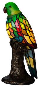 Nostalgia Design Papegoja B18-36 Bordslampa Tiffany