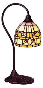 Nostalgia Design Fuchsia B99-12 Bordslampa Tiffany 12Cm Böjd Arm