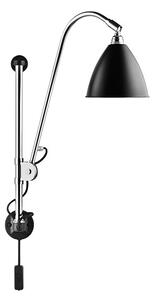 Gubi BL5 Vägglampa Svart/Krom