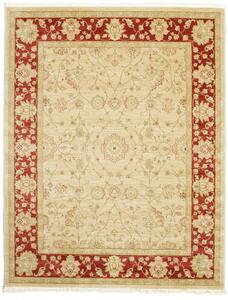 Farahan Ziegler Matta - Beige / Röd 200x250