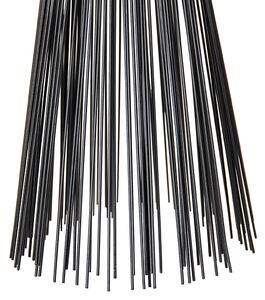 Lantlig hänglampa svart långsträckt 3-ljus - Broom